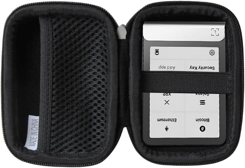 Hermitshell Hard EVA Travel Case fits Ledger Flex/STAX BTC Bitcoin Wallet Hard Case, Ledger Secure E Ink Touchscreen Crypto Wallet Protective Case (Case Only) (Black) - Image 1